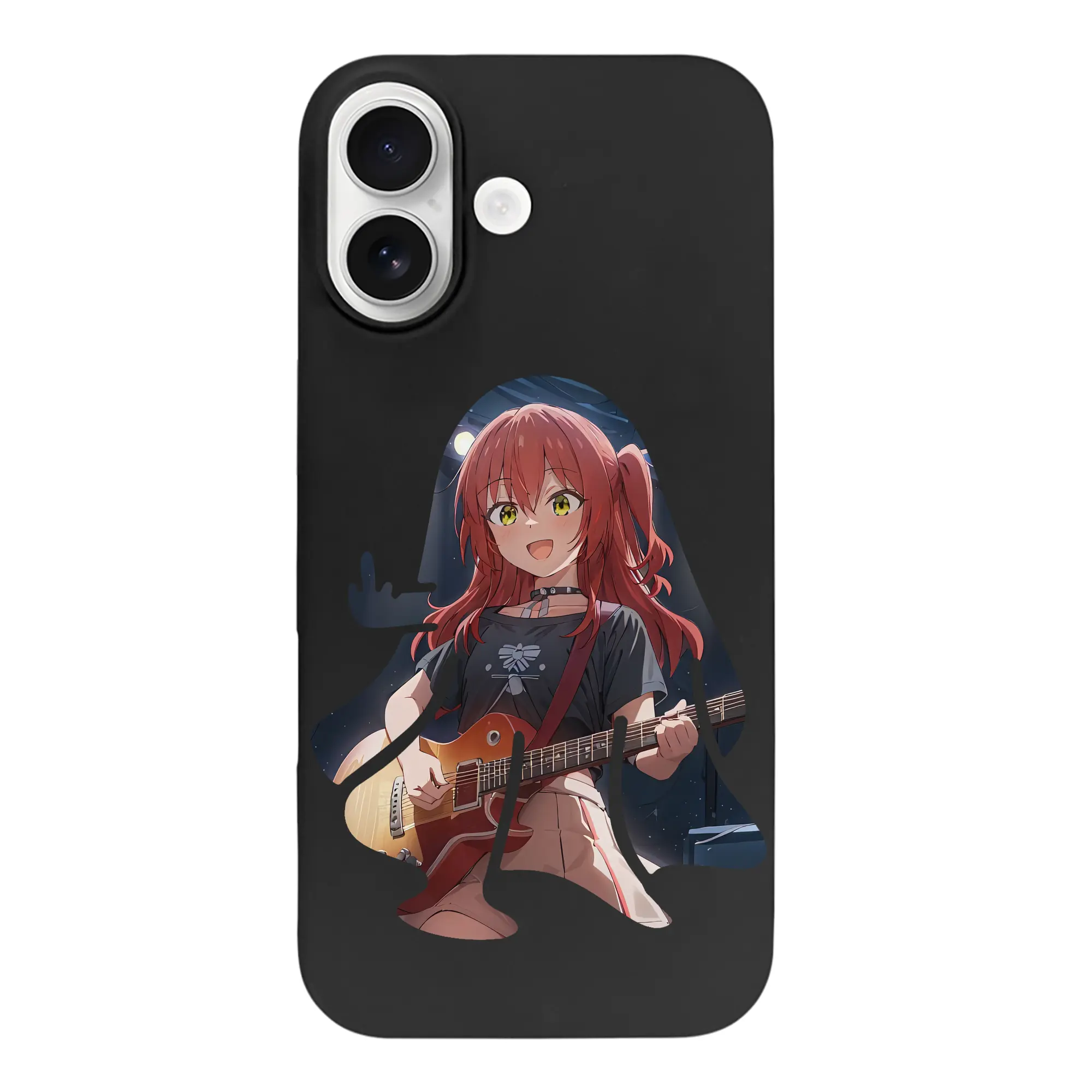 ぼっちざろっく！ グッズ,喜多郁代 - iPhone 17 シリーズ シリコンケース 薄型 耐衝撃 指紋防止 ソフトタッチカバー 精密フィット 傷防止 保護ケース iPhone 17/17 Air/17 Pro/17 Pro Max 対応